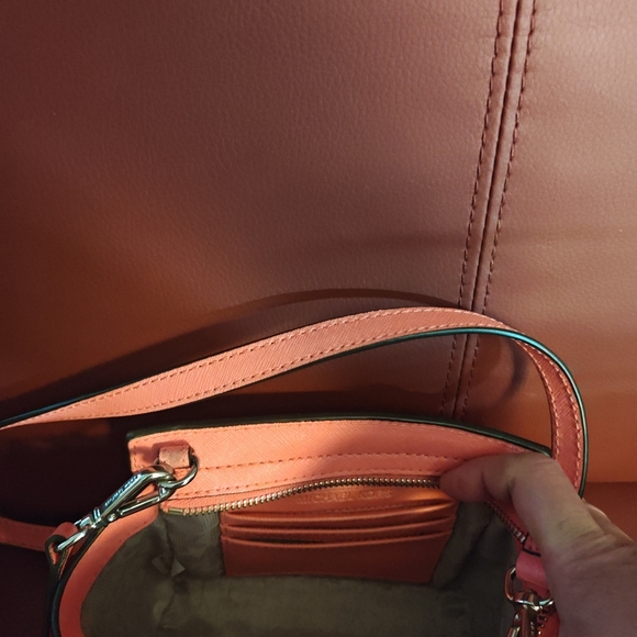 Michael Kors Pink Satchel with Silver-Tone Hardware - Picture 4 of 5